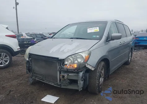 2007 Honda Odyssey Ex-L из США, поврежденный, VIN 5FNRL38757B079968